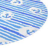 水彩いかりパターン1 カッティングボード (角)