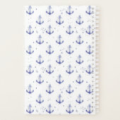 水彩いかりパターン2 プランナー手帳 (裏面)