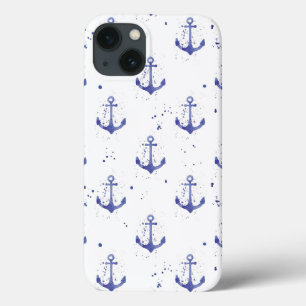 水彩いかりパターン2 iPhone 13ケース