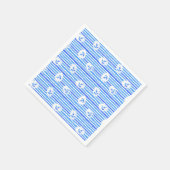 水彩いかりパターン スタンダードカクテルナプキン (角)