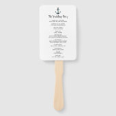 水彩いかりモダン航海の計画 ハンドファン (正面)