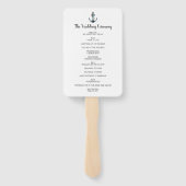 水彩いかりモダン航海の計画 ハンドファン (裏面)