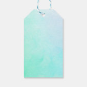 水彩いかり及び貝殻ハッピーバースデー ギフトタグ (裏面)