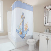 水彩いかり シャワーカーテン (インサイチュ)