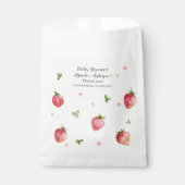 水彩いちごエレガントベリースウィートベビーショウ フェイバーバッグ (正面)