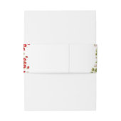 水彩いちご結婚の 招待状ベリーバンド (裏面例)