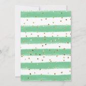 水彩うさぎ 春の花 イースター ブランチ 招待状 (裏面)