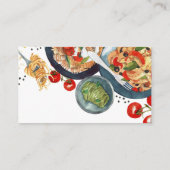 水彩おむつイタリアンラッフルベビーシャワー エンクロージャーカード (裏面)