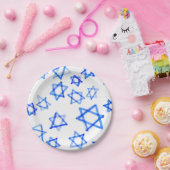 水彩おもしろいクールダビデのミッシブルースター ペーパープレート (パーティー)