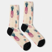 水彩おもしろいパイナップル ソックス (右)