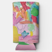 水彩おもしろい- KidsArt for CHOC スリム缶クーラー (裏面)