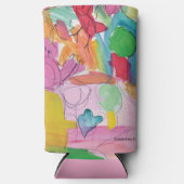 水彩おもしろい- KidsArt for CHOC スリム缶クーラー (正面)