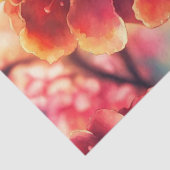 水彩お洒落ピンクさくらんぼ花 薄葉紙 (詳細)