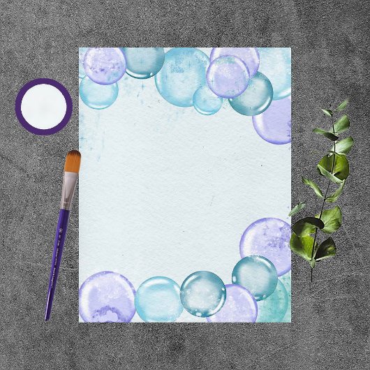 水彩お祝いスクラップブック紙