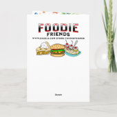 水彩お誕生日ケーキ パーソナライズされた カード (裏面)