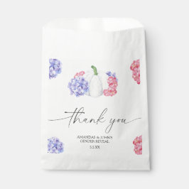 水彩かぼちゃありがとう性別を明かす フェイバーバッグ