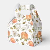 水彩かぼちゃと紅葉の紅葉 フェイバーボックス (裏面サイド)