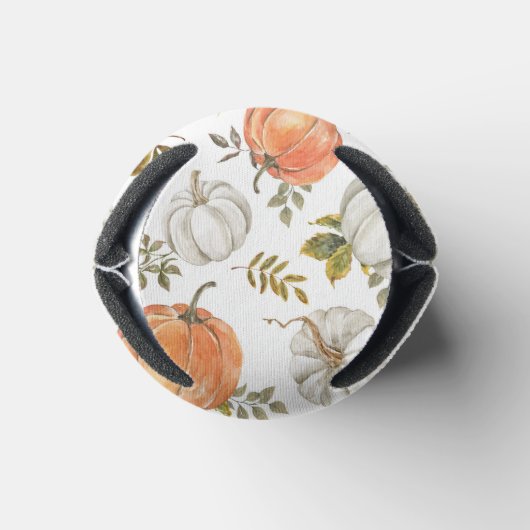 水彩かぼちゃと紅葉の紅葉 缶クーラー (ボトム)