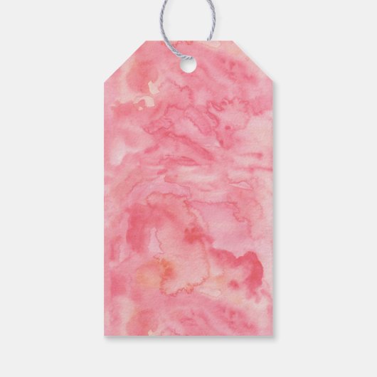 水彩かぼちゃのグリッター秋サンキュービッグ ギフトタグ (裏面)