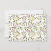 水彩かぼちゃの本を持ってくる | ベビーシャワー 招待状 (裏面)