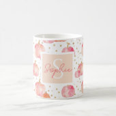 水彩かぼちゃの模様 コーヒーマグカップ (中央)