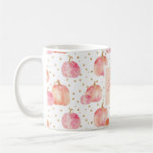 水彩かぼちゃの模様 コーヒーマグカップ (左)