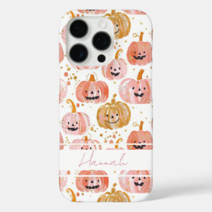 水彩かぼちゃの模様 iPhone 16 PROケース