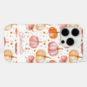 水彩かぼちゃの模様 Case-Mate iPhoneケース (裏面 (横))