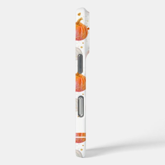 水彩かぼちゃの模様 Case-Mate iPhoneケース (裏面 / 右)