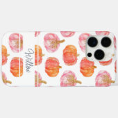 水彩かぼちゃの模様 Case-Mate iPhoneケース (裏面 (横))