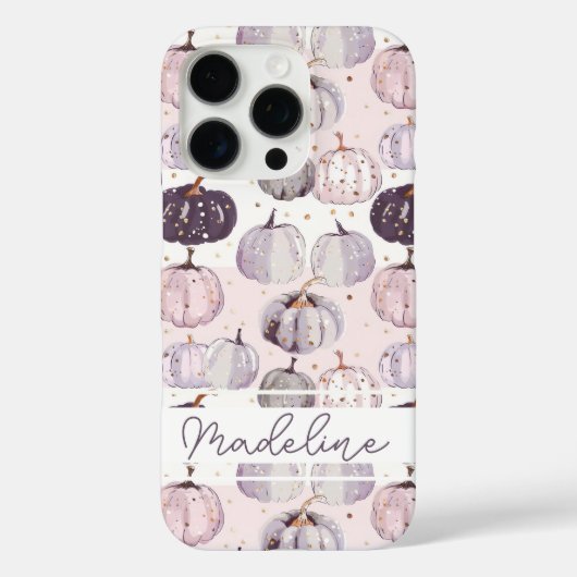 水彩かぼちゃの模様 Case-Mate iPhoneケース (裏面)