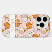 水彩かぼちゃの模様 Case-Mate iPhoneケース (裏面 (横))