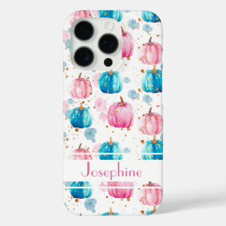 水彩かぼちゃの模様 iPhone 16 PROケース