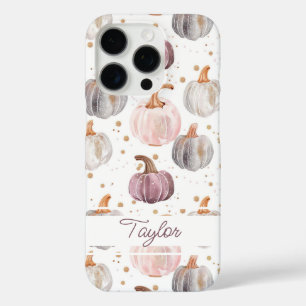 水彩かぼちゃの模様 iPhone 16 PROケース