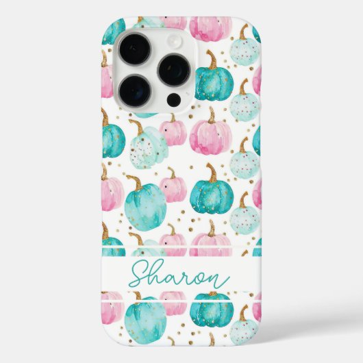 水彩かぼちゃの模様 Case-Mate iPhoneケース (裏面)