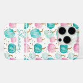 水彩かぼちゃの模様 Case-Mate iPhoneケース (裏面 (横))