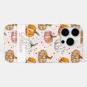 水彩かぼちゃの模様 Case-Mate iPhoneケース (裏面 (横))