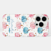 水彩かぼちゃの模様 Case-Mate iPhoneケース (裏面 (横))