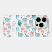 水彩かぼちゃの模様 iPhoneケース (裏面横)