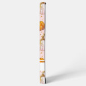 水彩かぼちゃの模様 SAMSUNG GALAXYケース (左側面)