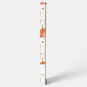 水彩かぼちゃの模様 SAMSUNG GALAXYケース (左側面)