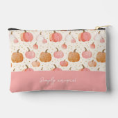 水彩かぼちゃの秋パターン アクセサリーポーチ (裏面)