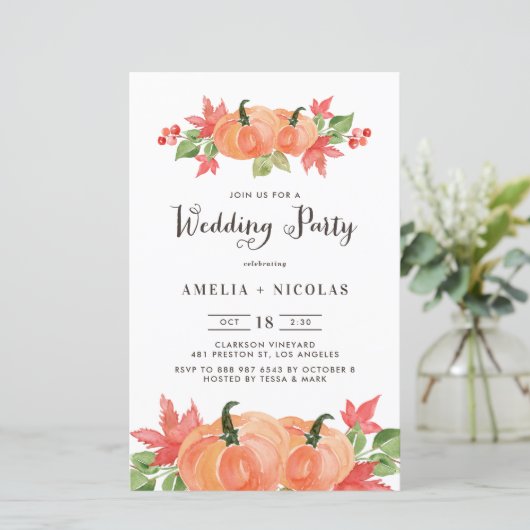 水彩かぼちゃウェディングシャワー侵入 (スタンド正面)