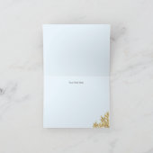 水彩かぼちゃブルーサンキューカード サンキューカード (内部)