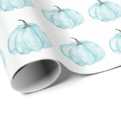 水彩かぼちゃ模様 ラッピングペーパー (ロールコーナー)