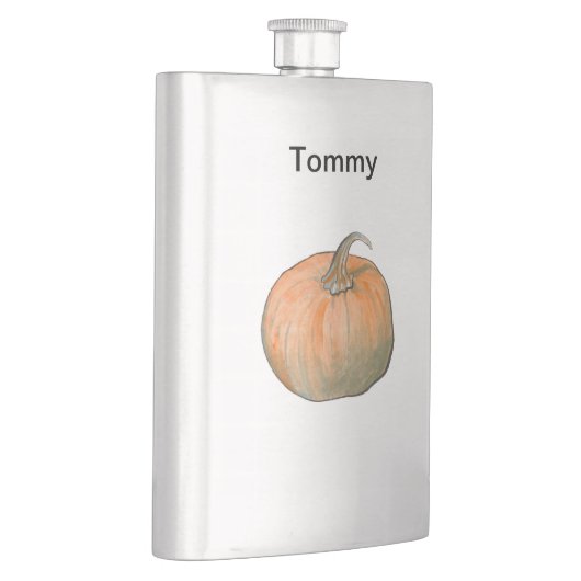 水彩かぼちゃ フラスク (右)