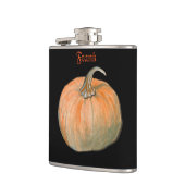 水彩かぼちゃ フラスク (左)