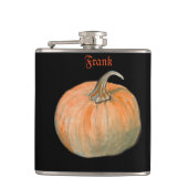 水彩かぼちゃ フラスク (正面)