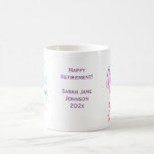 水彩から抜け出素晴らしせない コーヒーマグカップ (中央)