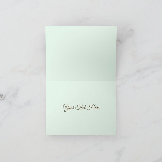 水彩かわいいイースターのノーム カード (内部)